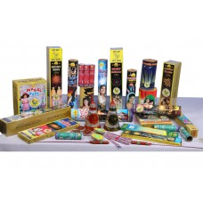 Kaliswari Candle Tri Colours (5 Nos)1BX